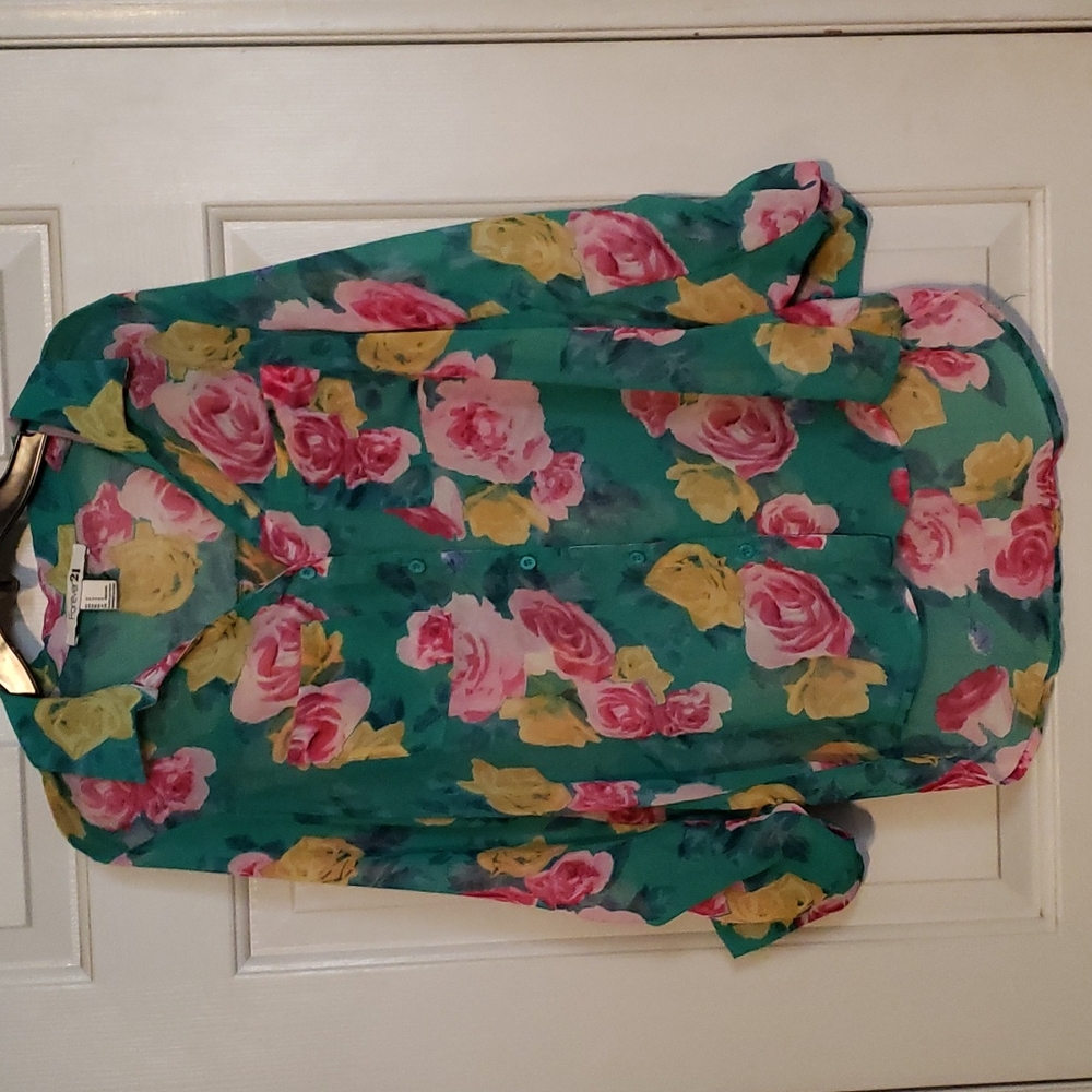 Forever 21 sheer blouse
